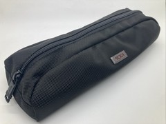 TUMI Accent Accessory Cord Bag Black / No Retail Tag Gunmetal + Lannett