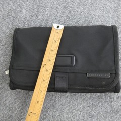 Briggs & Riley Black Toiletry Bag Travel Kit Wash Dopp Organizer Case