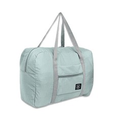 Wind Blows River Flows Teal Foldable Multi-use Travel Duffle Bag Carry On