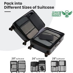 Bagail 10 Set Packing Cubes Various Sizes Packing Organizer For Travel