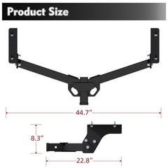 Class 3 Trailer Hitch Fit 2006-2018 Toyota RAV4 2&Prime;Receiver 675lbs TW 4500lbs WD