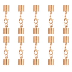 10 Pieces 0.35 Inch Leather Cable with Lobster Hooks
