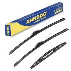 3 Wipers Factory Replacement For 2014 2015 2016 2017 2018 26&Prime;+20&Prime;+14&Prime; J-HOOK