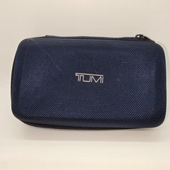 Tumi for Delta Amenity Zip Around Toiletry Kit Case Navy Blue