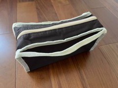 Gray Black Hanging Travel Toiletry Organizer Bag