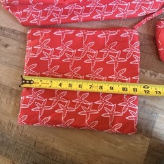 Red Starfish Insulated Bag With Sunglasses Pouch And Make Up Pouch Beach Sun