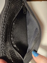 Porsche Design Lufthansa Business Class Travel Clutch Bag Mesh Large Zippered B6