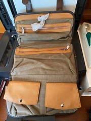 Vetelli Hanging Italian Leather Men&rsquo;s Toiletry Bag Dopp Kit Brand NEW & Sleeve