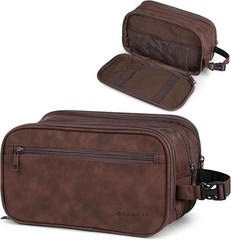 Toiletry Bag for Men, Travel Essentials Dopp Kit Cosmetic Organizer | Regular
