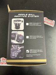 Goldstrike Big Ass Drink Holder (Chrome w/ Black Perch Mount) 58811