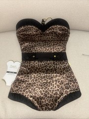 Pursen Lingerie Travel Bag Carrier Hanger Organizer Leopard Print Accessory