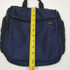 L.L.Bean Personal Organizer Hanging Travel Toiletry Bag Navy Blue Medium Unisex