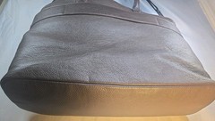 Mark & Graham Leather Briefcase Laptop Bag Chocolate Classic Satchel