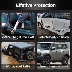 Running Boards Side Steps For 07-18 Jeep Wrangler JK JKU Black Powder Coated