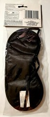 ON THE GO SLEEP MASK & EAR PLUGS. BLACK