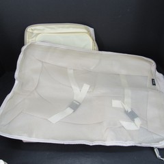 BAGAIL Set of 7 Beige Compression Packing Cubes For Travel & Case New