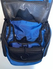 LL Bean Personal Organizer Nautical Blue Small