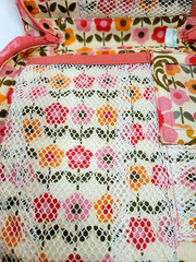Vera Bradley Folkloric Pattern Tech Organizer Toiletry Bag 9 x 9&Prime; Fast Shipping
