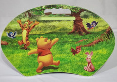 Vintage Disney Winnie the Pooh Padded Travel Lap Desk With Pooh, Tigger, Piglet