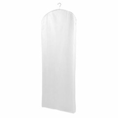 Suit And Dress Travel Garment Bag, (63&Prime; x 23&Prime;) – Durable Stay Dry Nylon, White