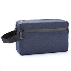 Deep Blue Toiletry Bag Men Portable Travel Organizer Shaving Accessories