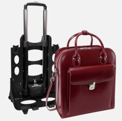 McKlein USA | Cleveland | Wheeled Laptop Mobile Office Briefcase |Book Bag| NWOT