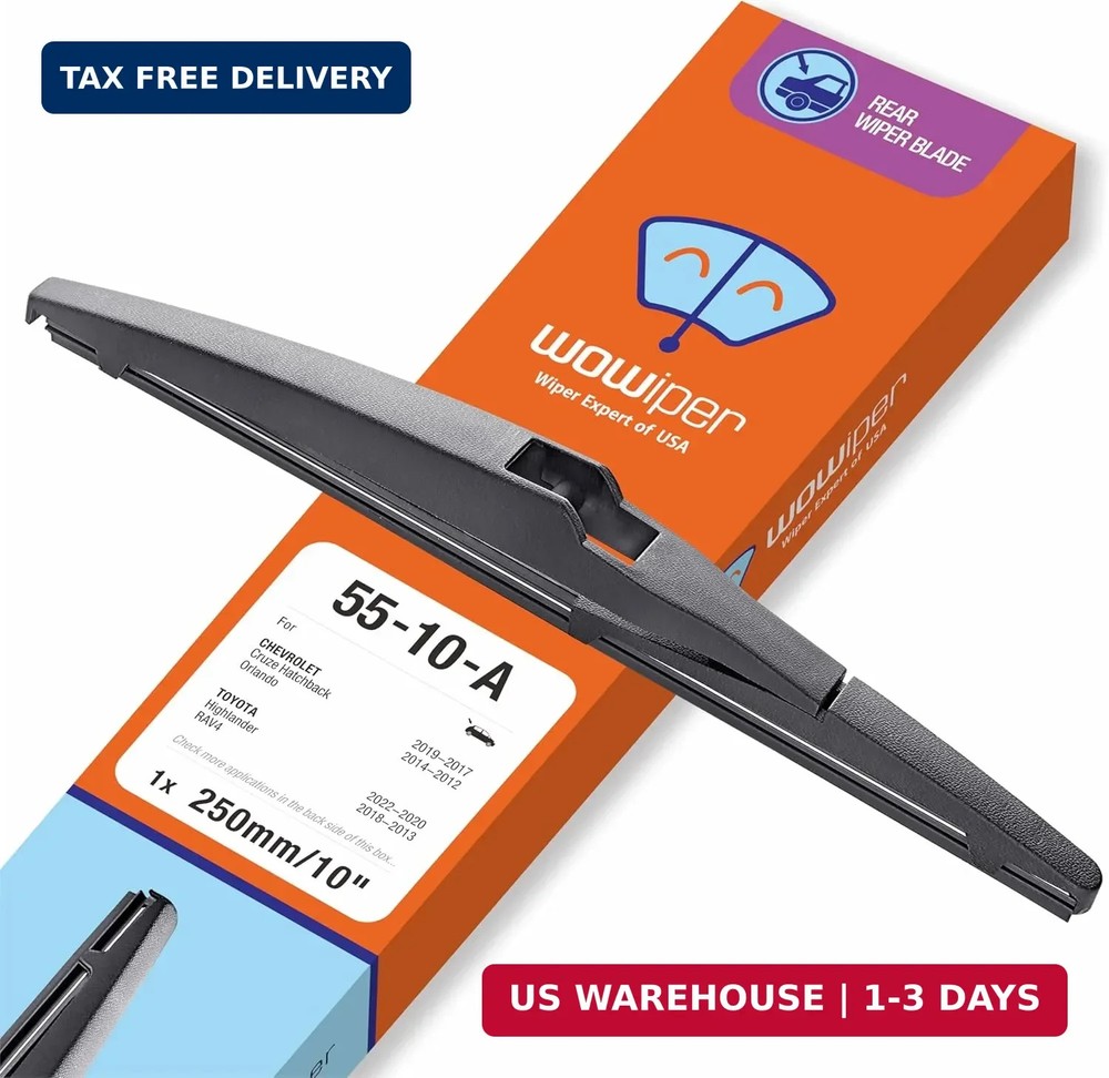10 inch (10-A) Rear Wiper Blade Replacement for Toyota RAV4 2018 2017 2016 2015