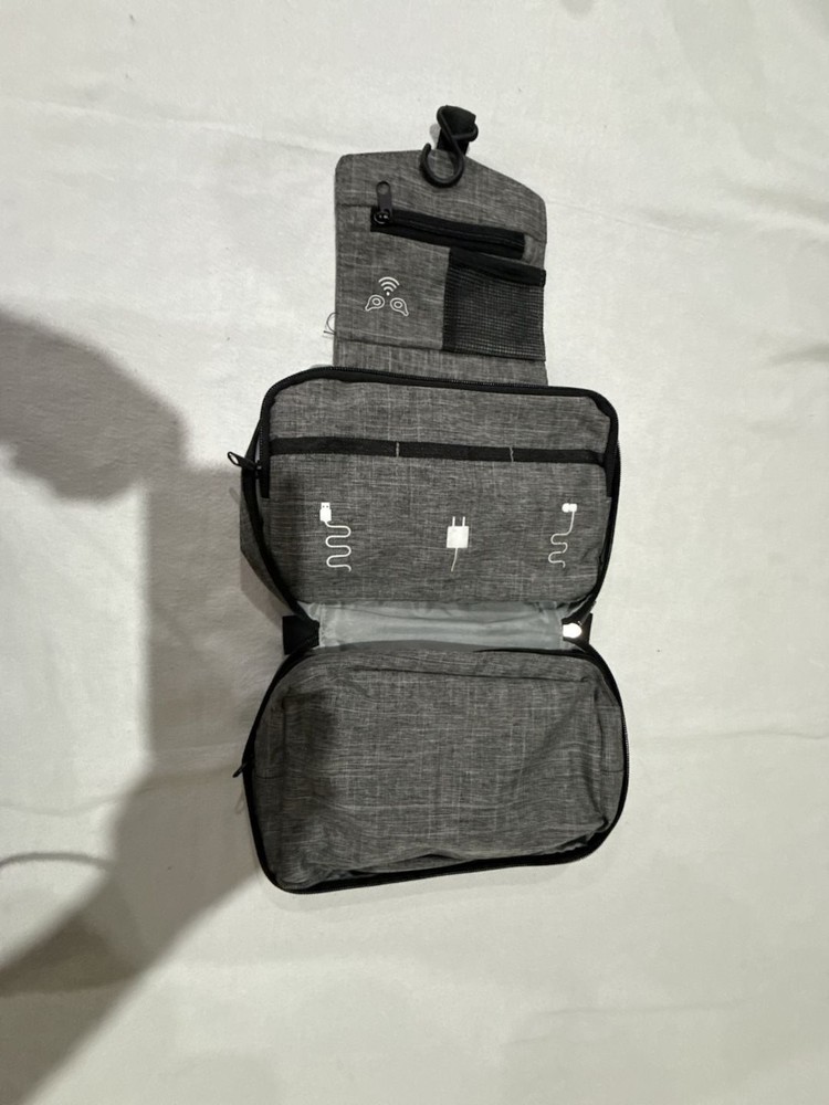 Hanging Travel Toiletry and Electronics Organizer Bag