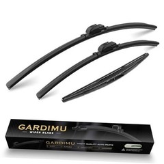 Front and Rear Windshield Wiper Blades, 3 Pcs Front 2020-2025 For Mazda CX-30