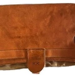 Hartmann Leather Travel Toiletry Kit / Organizer with Monogram