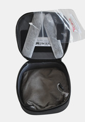NEW TUMI SLG Black Leather Zip-Around Travel/Storage JEWELRY CASE Box