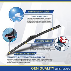 3 Wipers Replacement For 2014 2015 2016 2017 2018 2019 2020 2021 2022 2023