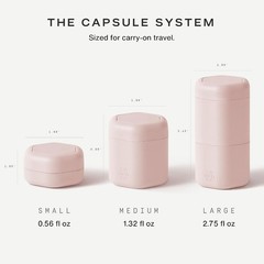 Reusable Capsule Set – Shampoo, Conditioner, Body Wash