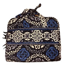Vera Bradley Blue Hanging Travel Organizer Cosmetic Makeup Toiletries Jewelry