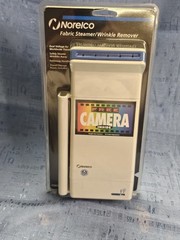 Vintage Norelco Travel Care Fabric Steamer/Wrinkle Remover Model TS60 White NIP!