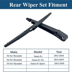 Rear Windshield Wiper Arm Blade Set for Kia Sedona 2015-2021, Kia Telluride 2…