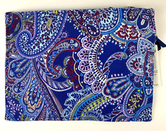 Chico&rsquo;s Blue Paisley Zipper Packing Pouches Set of 3 NWT