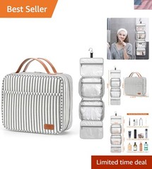 Large Capacity Toiletry Organizer for Women – Stylish & Waterproof Travel Bag