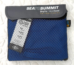 Sea To Summit Pocket Towel Microfiber Blue Medium 24 X 48in Travel Backpacking
