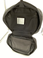 Eddie Bauer Black Hanging Travel/Toiletry Bag Mirror Mesh/Waterproof Pockets