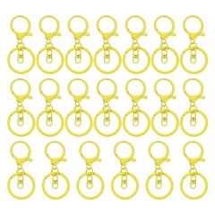 For Lobster, 20 Piece Chela Shaped Hook, Yellow Keychain