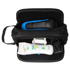 Travel Organizer, Men Grooming Storage Bag with Two Compartments for Electron…