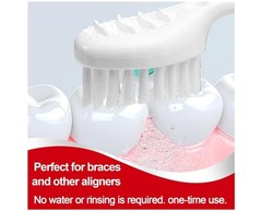 Mixed Flavors, 24 Disposable Toothbrushes – No Water – Kit, Great For Camping…