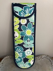 Thirty One Flat Curling Iron Straightener Travel Case Best Buds 15&Prime; Floral