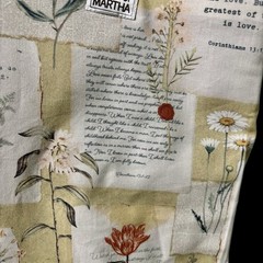 Car Trash/Utility Tote Bag Bible Verses 9” x 4” x 12” 10” strap Handmade