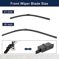 Front Windshield Wiper Blades for BMW I3 2014-2021- 30 Inch + 21 Inch