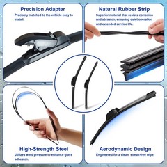 KAIYI 28&Prime; + 17&Prime; Windshield Wipers Compatible with Nissan Maxima 2009-2014,Alt…