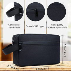 Travel Toiletry Bag for Women and Men, Water-resistant Shaving Bag for Toiletrie