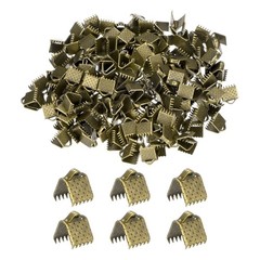 280Pcs 6mm Straps with Dot Clasps for DIY, Antique Cyan