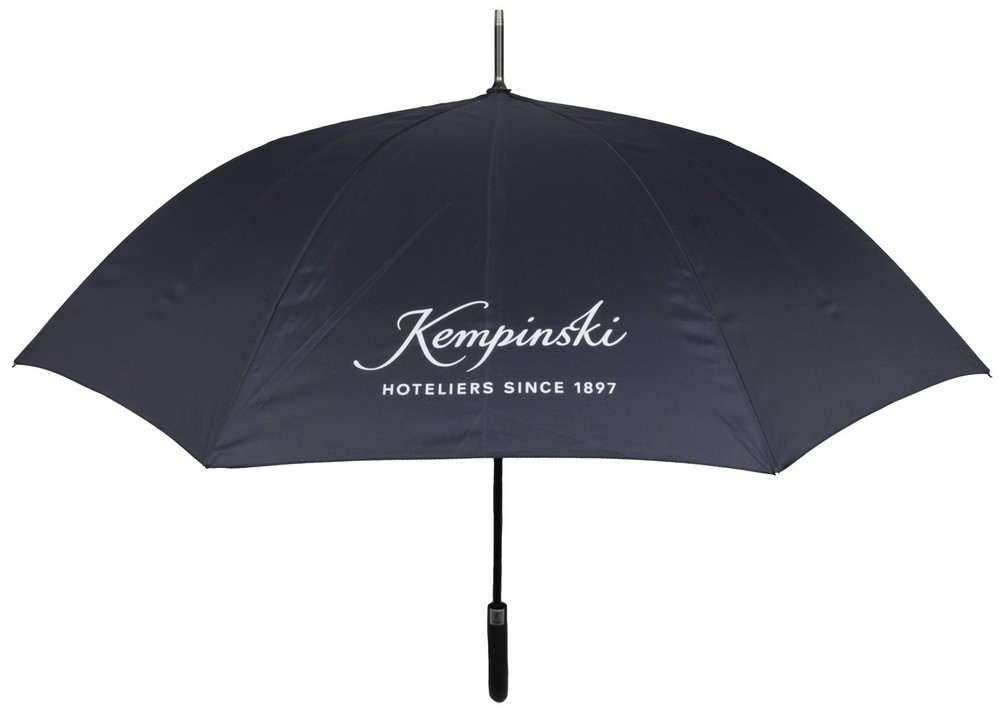 Kempinski Umbrella Curved Handle 35.4&Prime; Length / Ø 41.3&Prime; Pongee Cover Blue